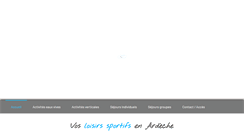 Desktop Screenshot of escapade-loisirs.com