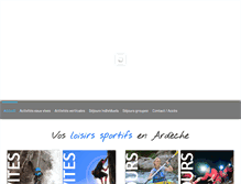 Tablet Screenshot of escapade-loisirs.com